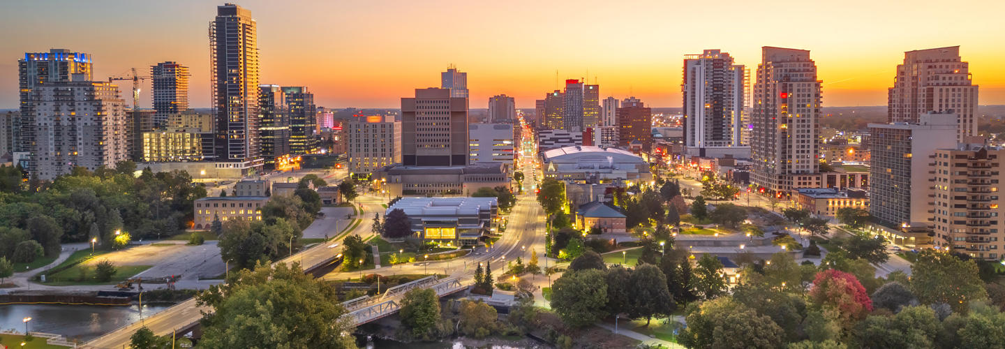 London, Ontario skyline at sunrise London, Ontario skyline at sunrise
