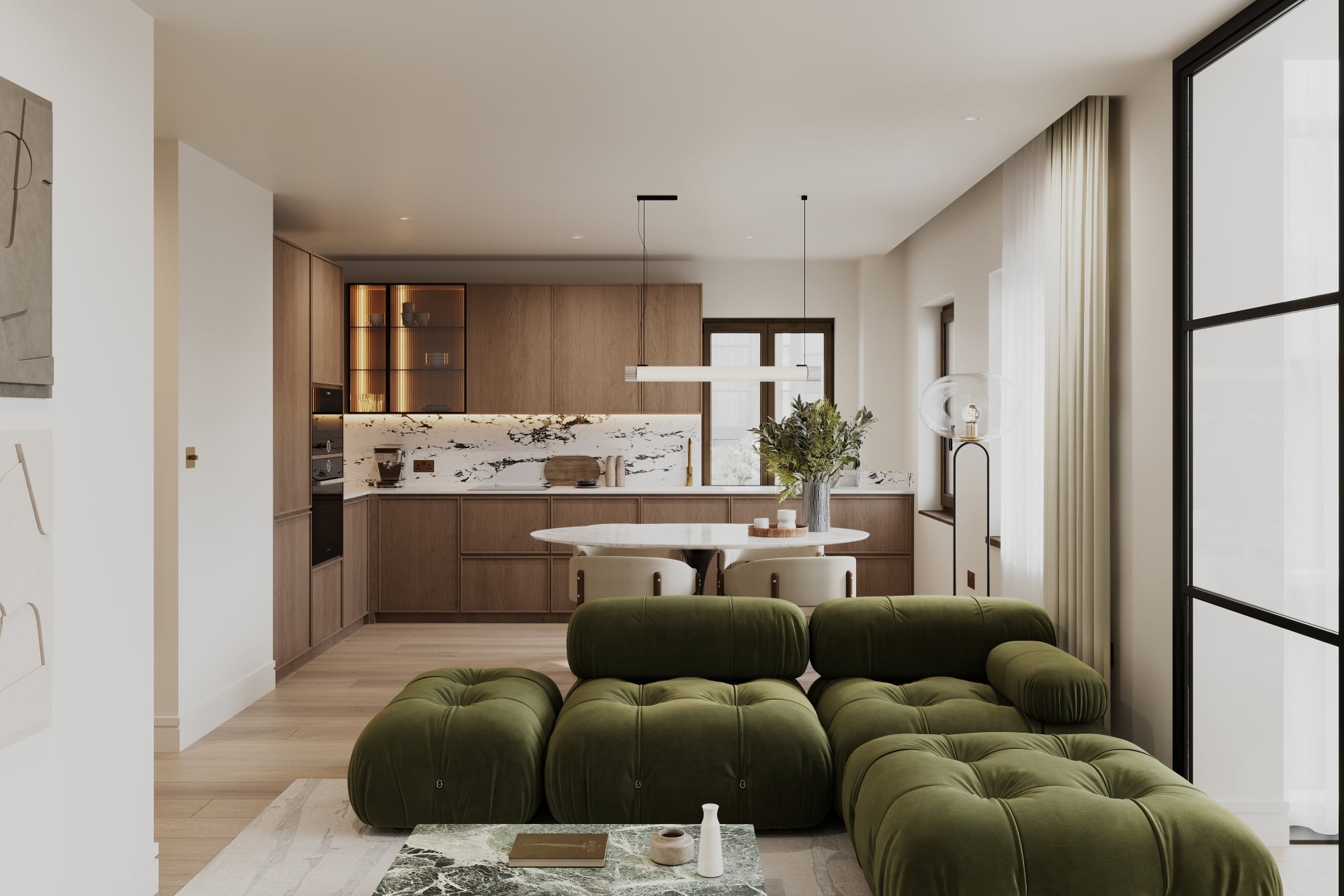 02_Angel Gate_Living Room-Kitchen_High Res